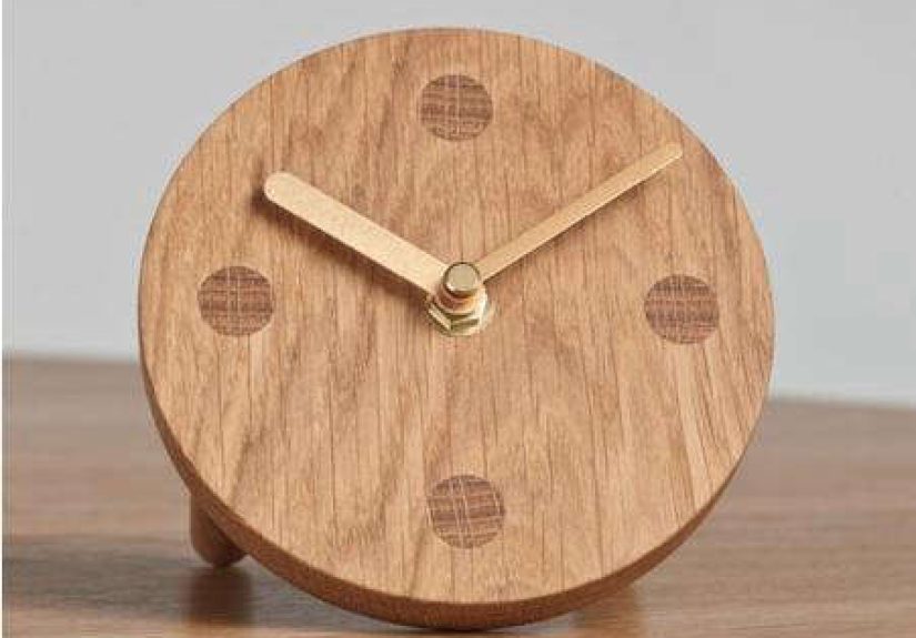 Accessories: Wooden Clock from Another Country