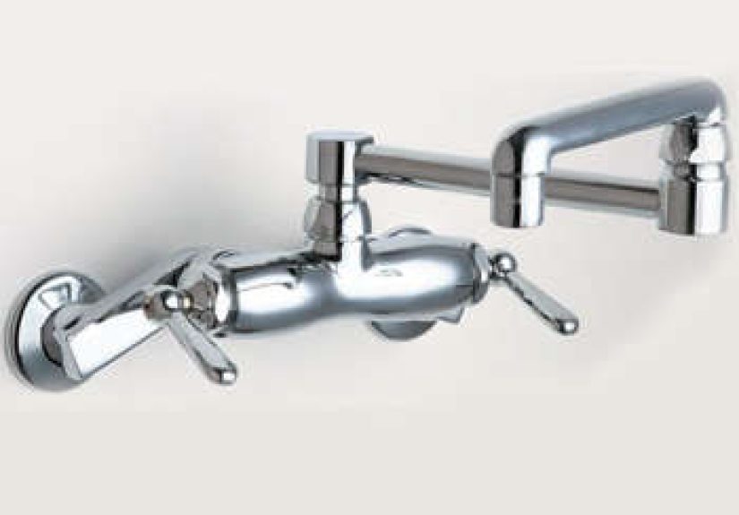 Chicago Commercial Wallmount Kitchen Faucet
