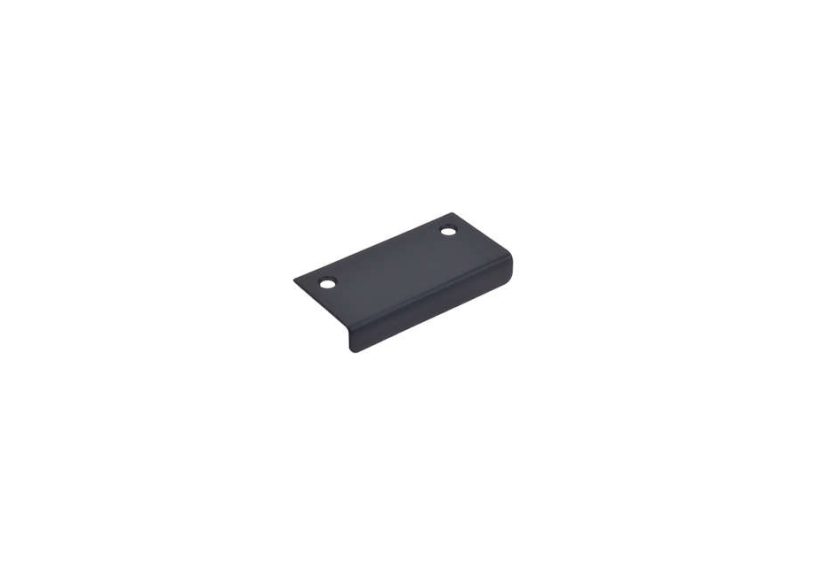 Rounded 3" Tab Pull : Flat Black