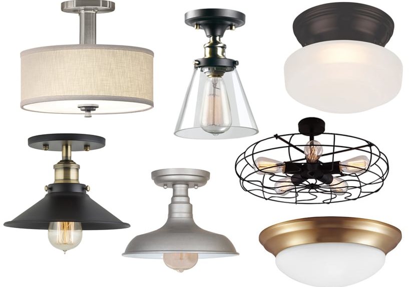 Stylish Flush Mount Light Fixtures Under $50