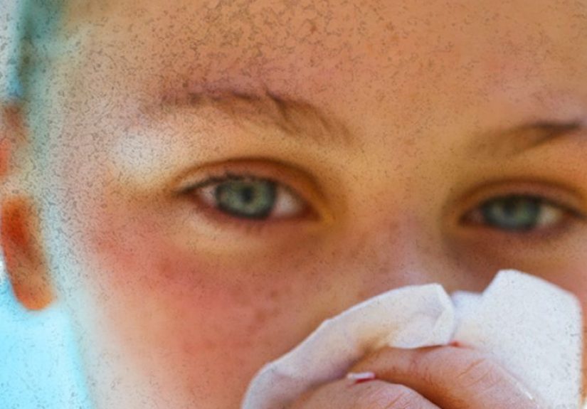 When should a person worry about a nosebleed?