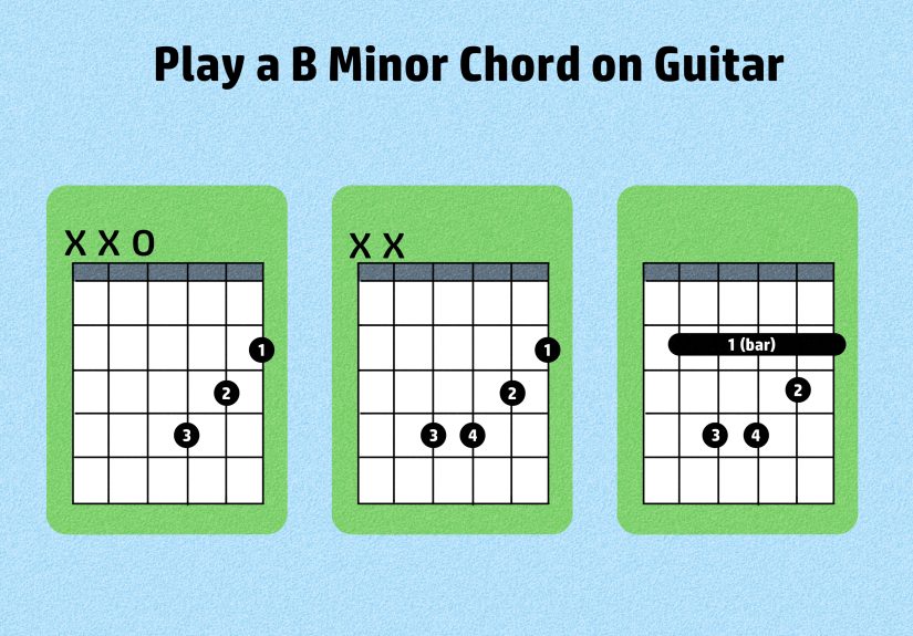 3 Ways to Play a Bm Chord on Guitar