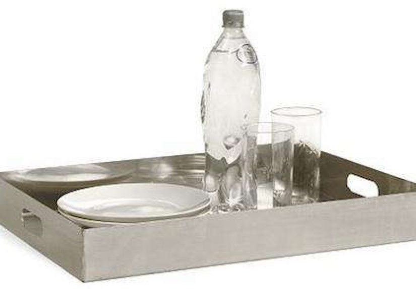 Accessories: High/Low Stainless Serving Trays