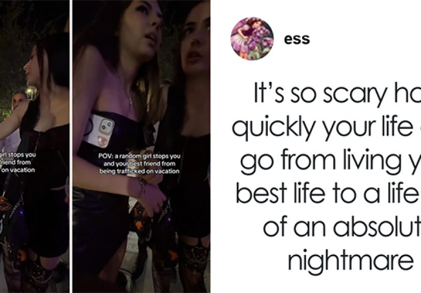 Chilling Video Shows Stranger Saving Women From Being Trafficked While On Vacation