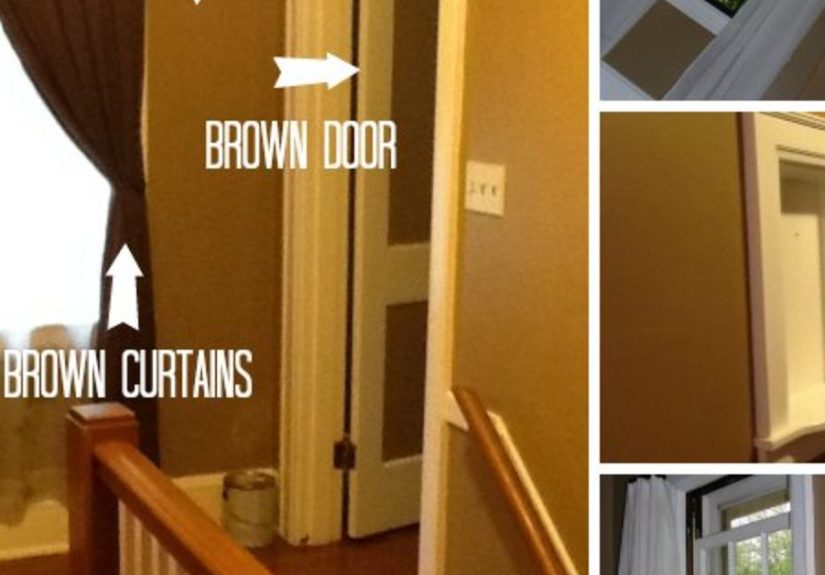 DIY Gold Studded Plank Wall