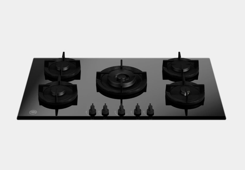 Gas on Glass Hob with Central Wok - Modern Series