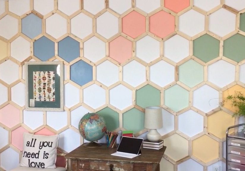 Hexagon Wall Treatment