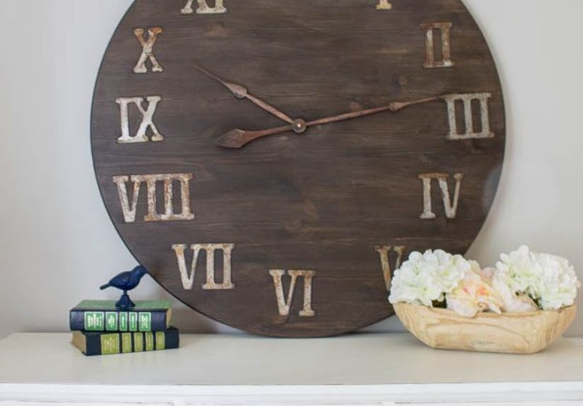 How to Make a Giant DIY Wall Clock