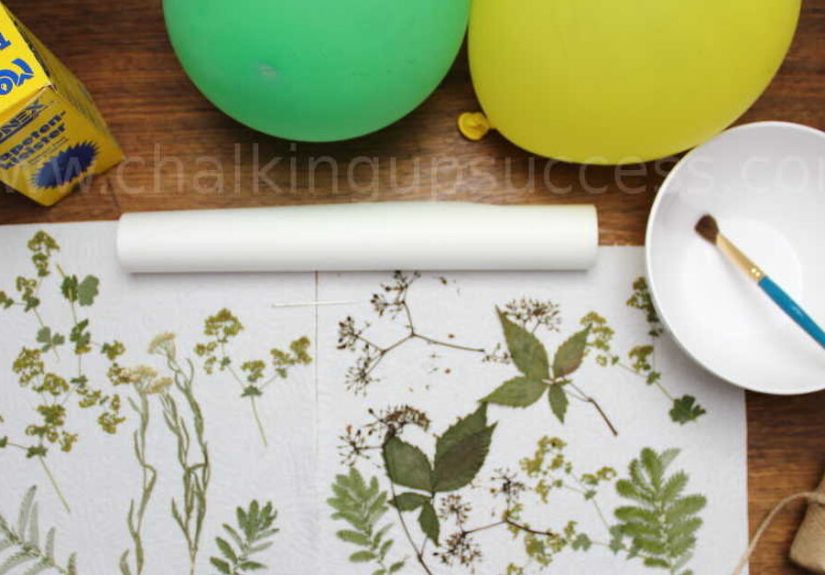 How to Make Beautiful Pressed Flower Lanterns
