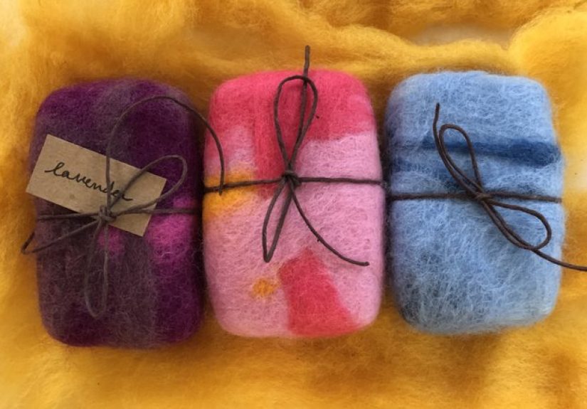How to Make Felted Soap