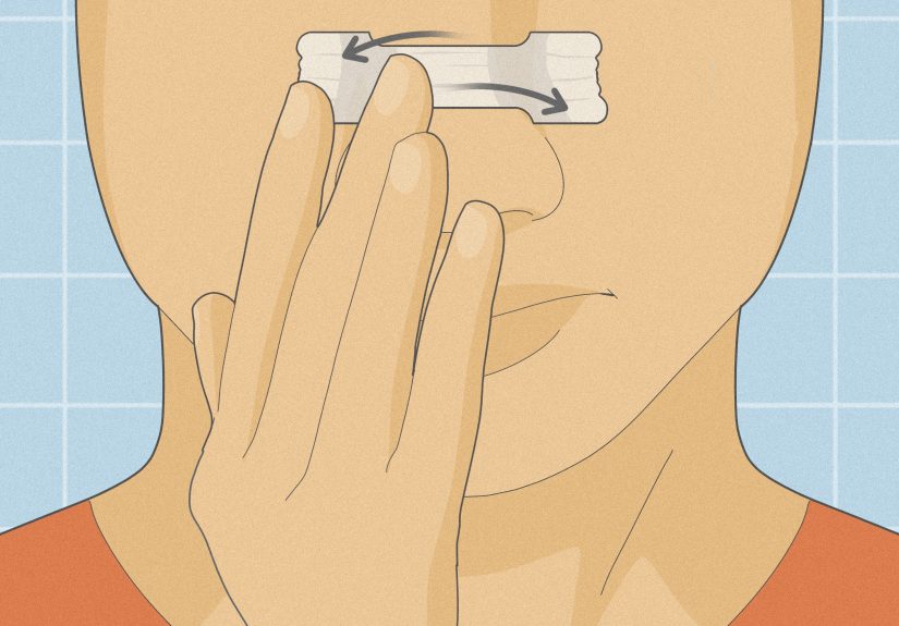 How to Put On a Breathe Right Strip: 6 Steps