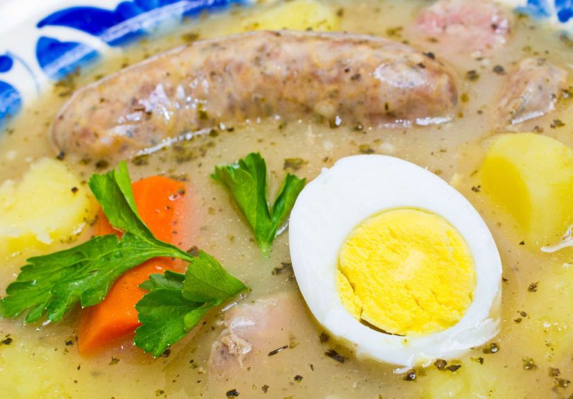 Polish Ryemeal Soup (Żurek) Recipe
