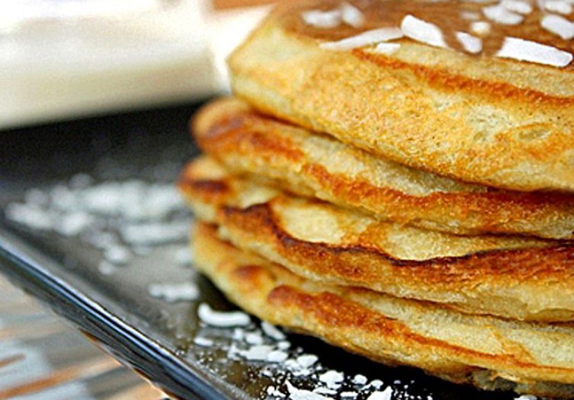 Thai Coconut Pancake Recipe With Coconut Syrup