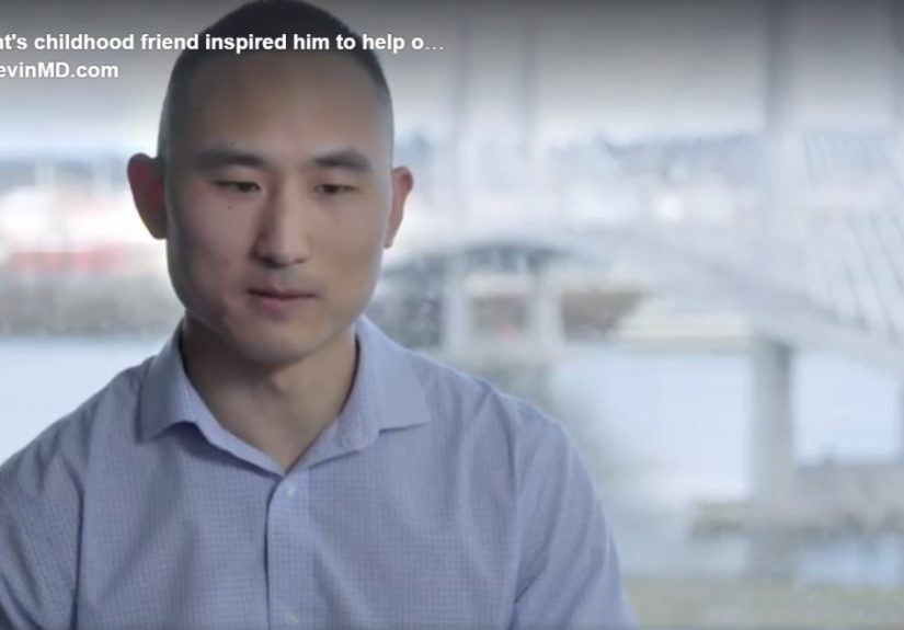 This resident's childhood friend inspired him to help other children as a physician