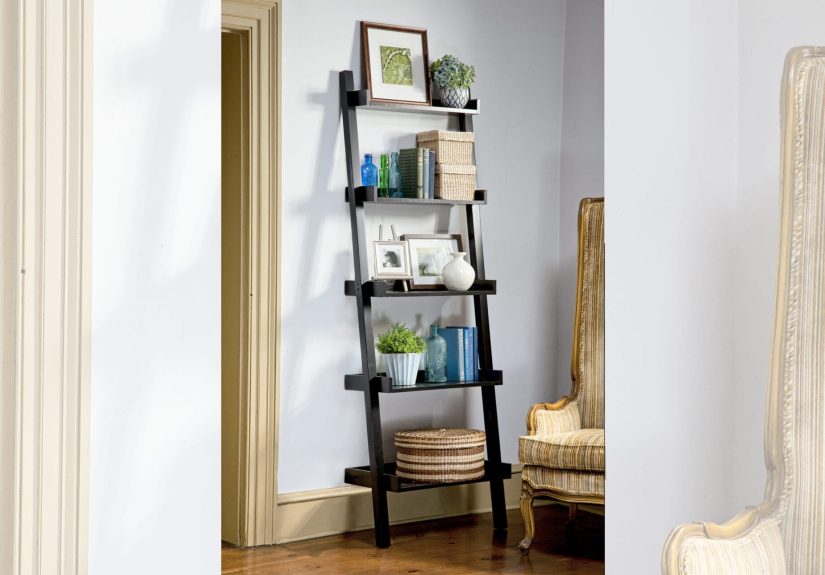 What You Need to Know to Build a Perfect Ladder Bookshelf