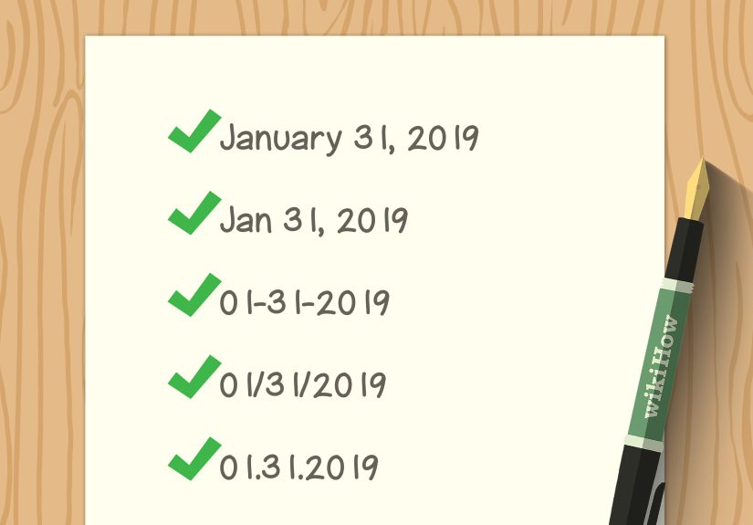 3 Easy Ways to Write the Date on a Letter