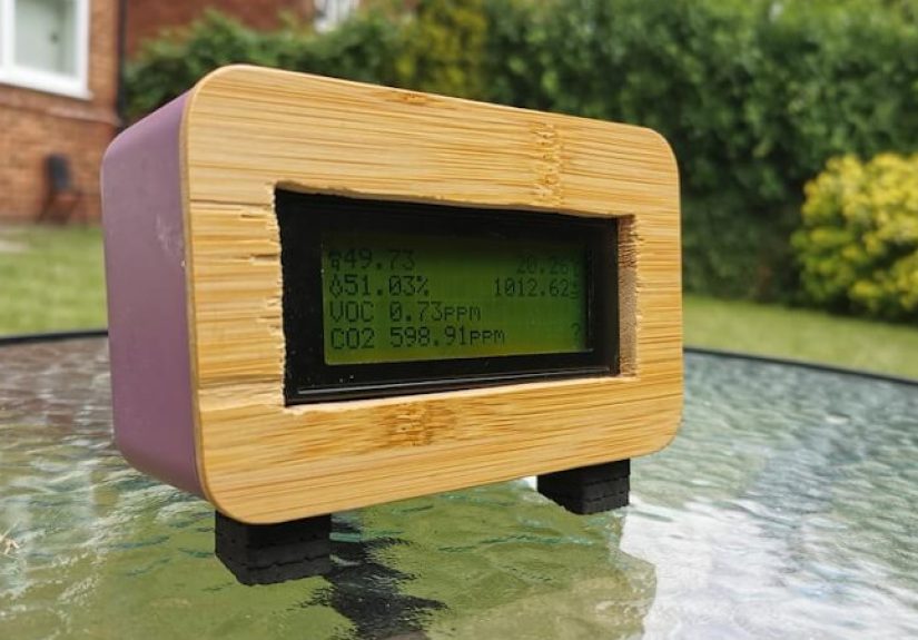 A Portable Home Air Quality Meter With The ESP32