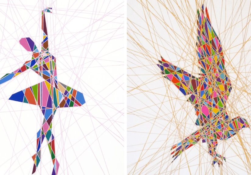 Beauty Within Chaos: I Cross Graphic Design And Painting