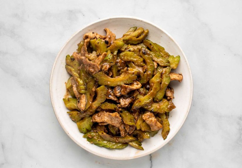 Bitter Melon Stir Fry With Pork Recipe