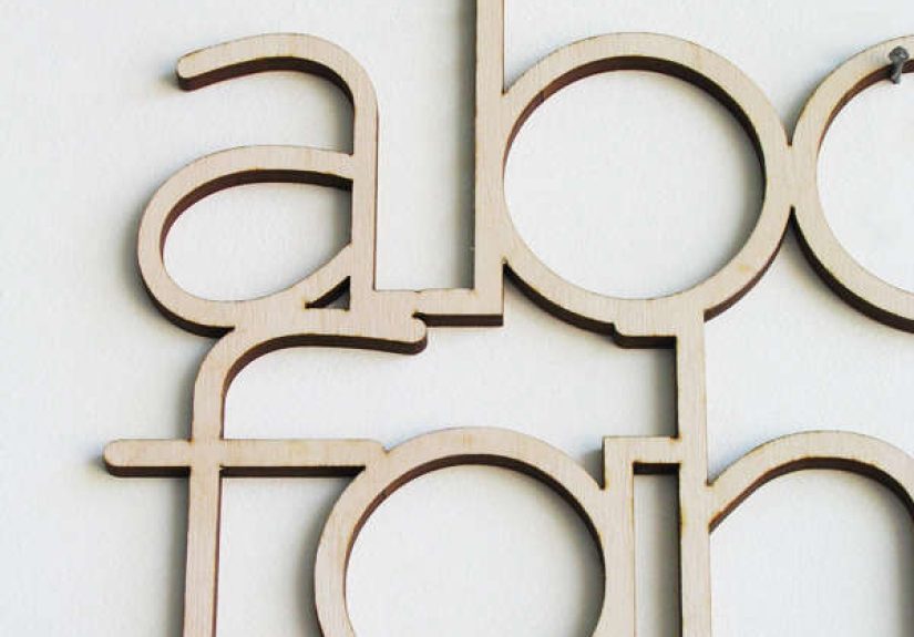Bookhou's Wooden Alphabet