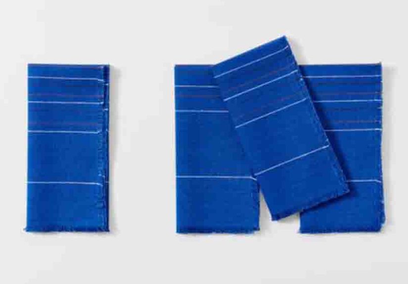 Chroma Cobalt Stripe Napkin