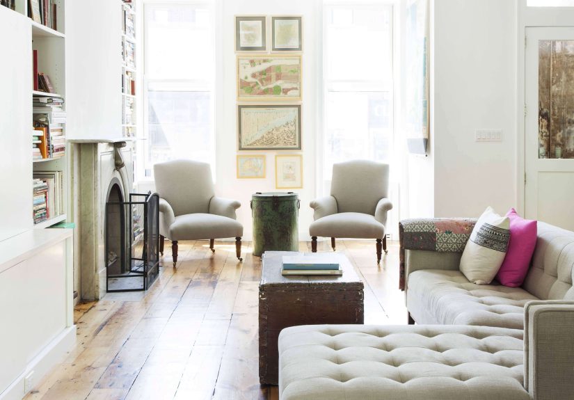 Cobble Hill Brownstone Living and Dining