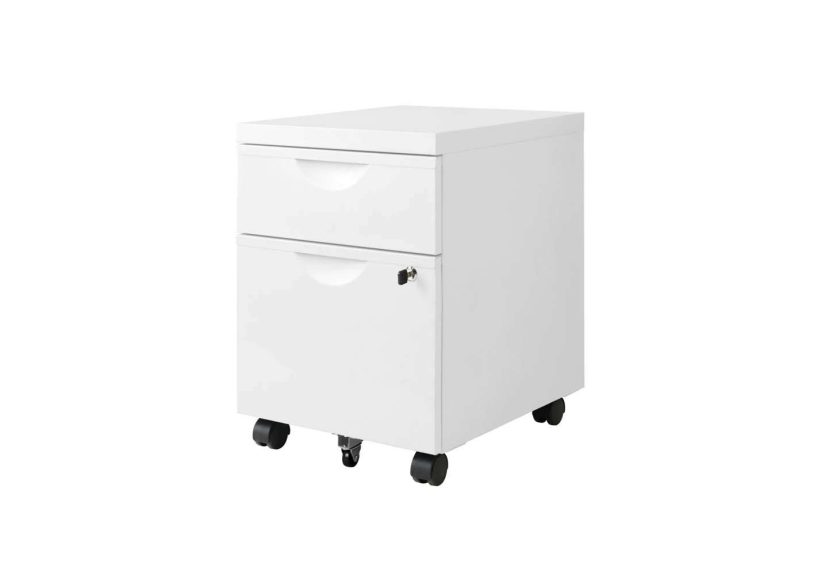 Erik Drawer Unit 2-Drawers on Casters