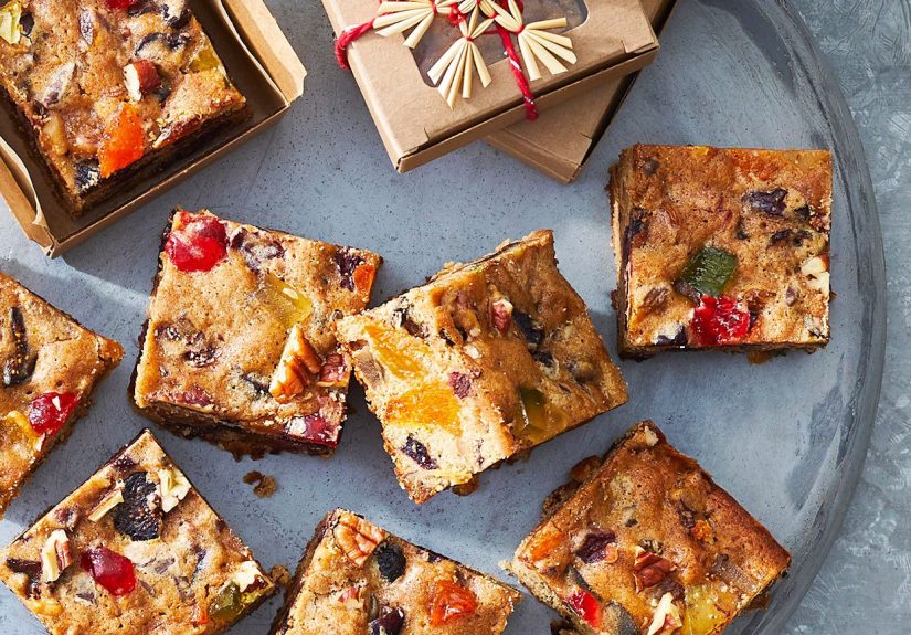 Fruitcake Cookie Bars