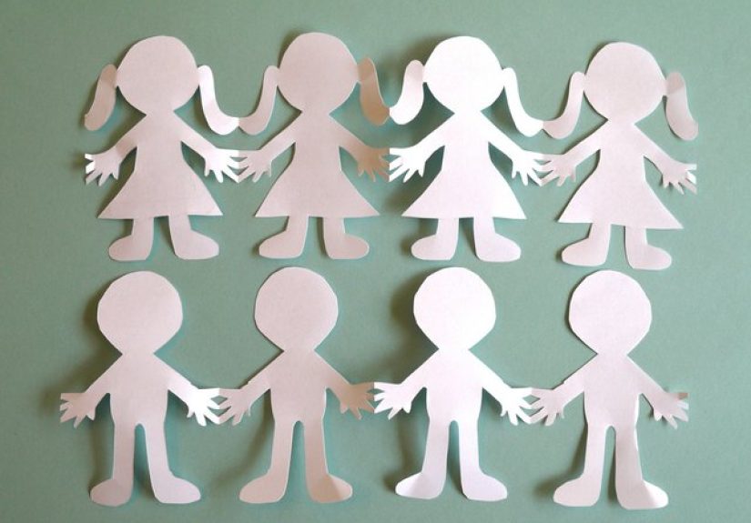 How to Make Paper People Cut Outs