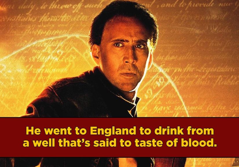 Nicolas Cage Actually Tried To Find The Holy Grail