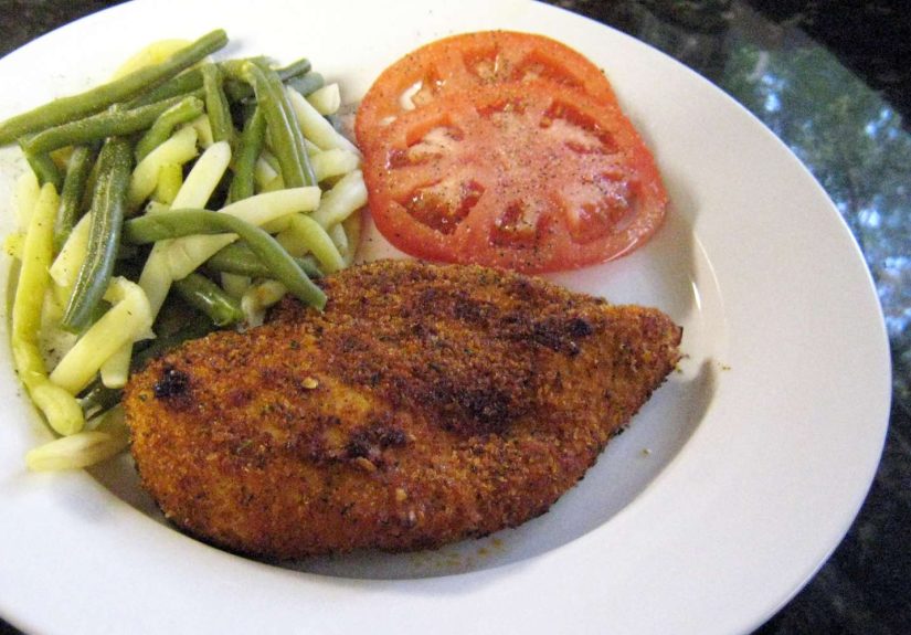 Oven-Fried Spicy Chicken Breasts Recipe