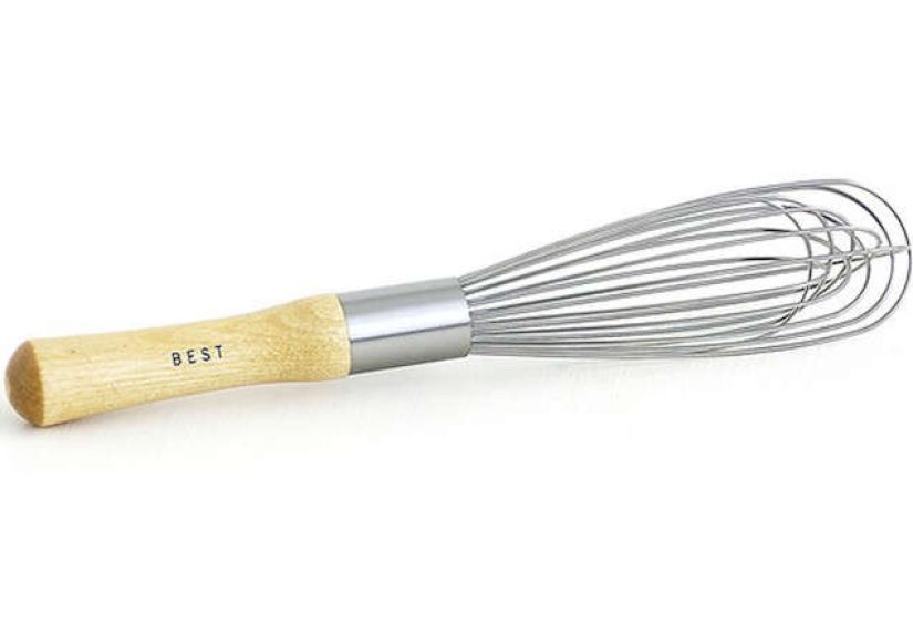 Professional Wood-Handled Balloon Whisk