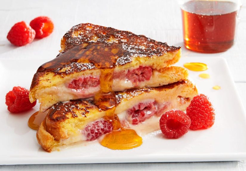 Raspberry "Cheesecake" French Toast Recipe - GoodHousekeeping.com