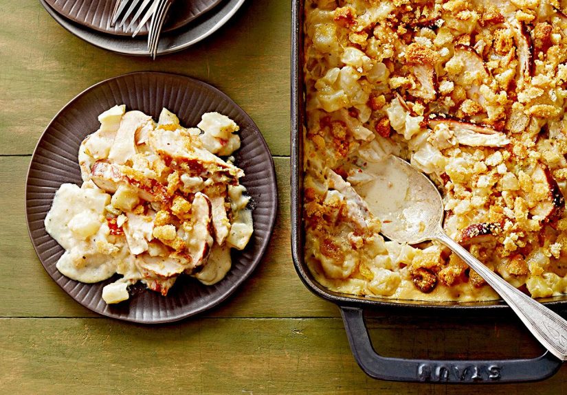 Smoky Cheesy Chicken-Potato Casserole Recipe