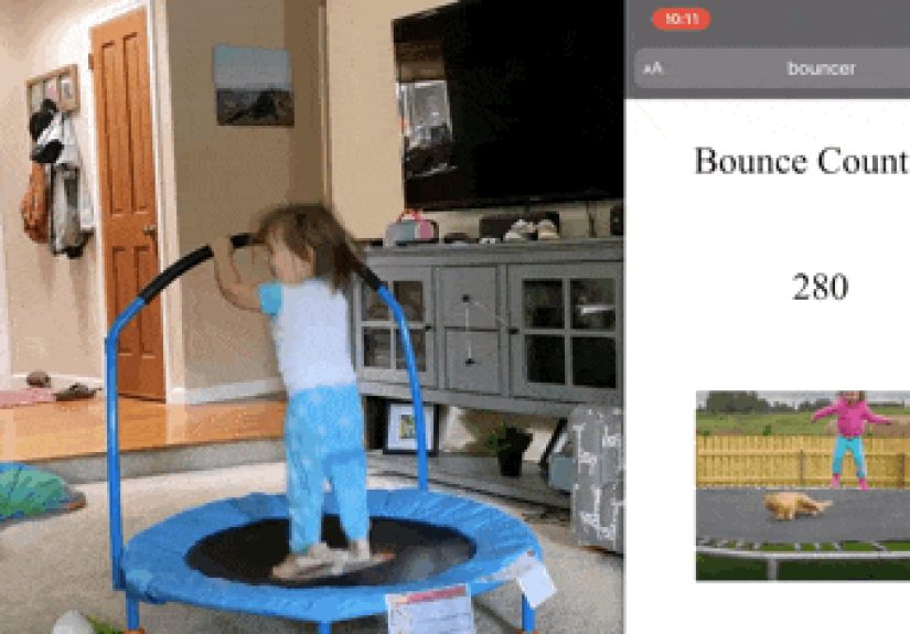 Trampoline Bounce Counter Has Raspberry Pi Automate Away Your Parental Duties