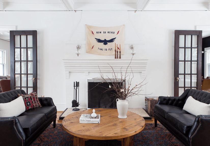 Trend Alert: Handmade Graphic Flags as Decor