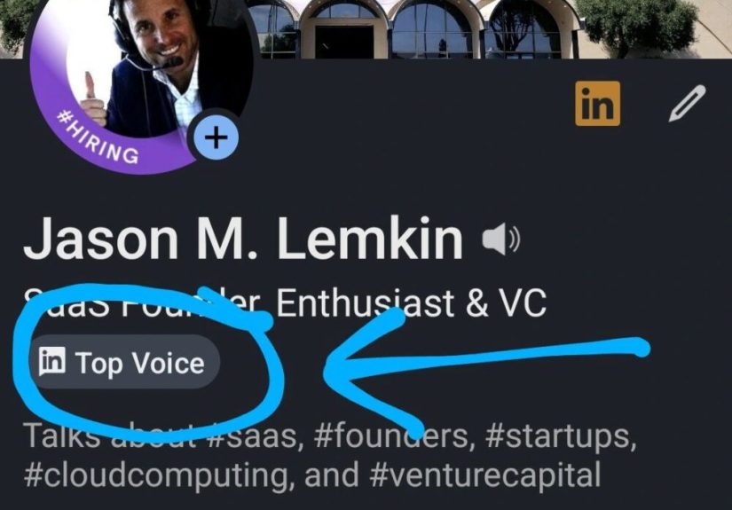 We’re a Top Voice on LinkedIn!