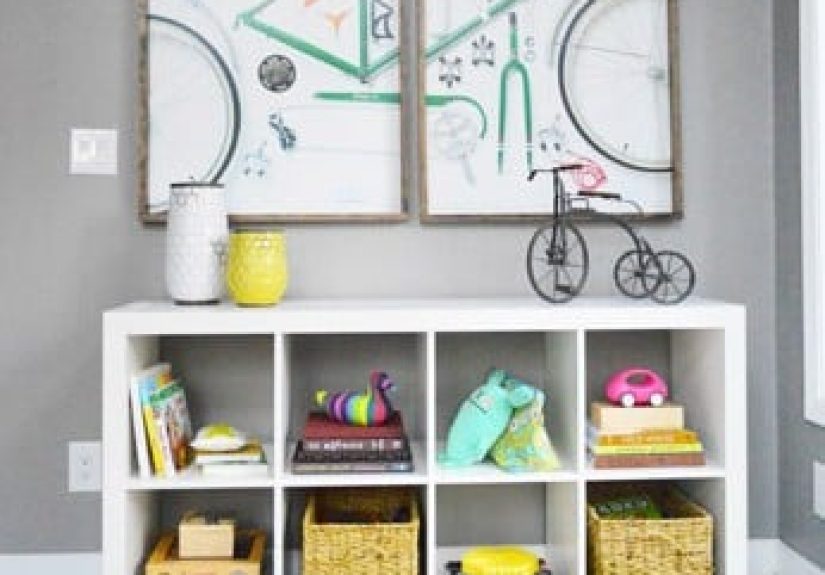 Adding Storage With An Ikea Expedit Bookshelf
