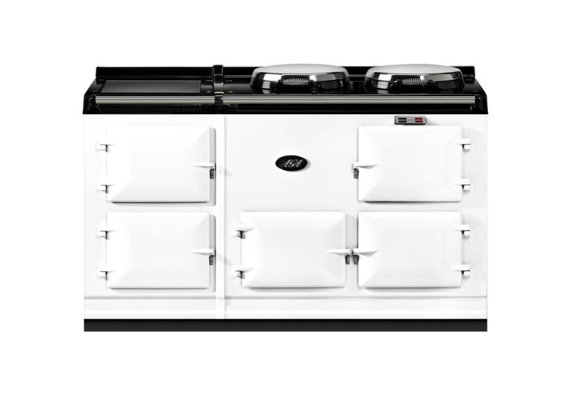 AGA R5 4 Oven - White with SS Trim
