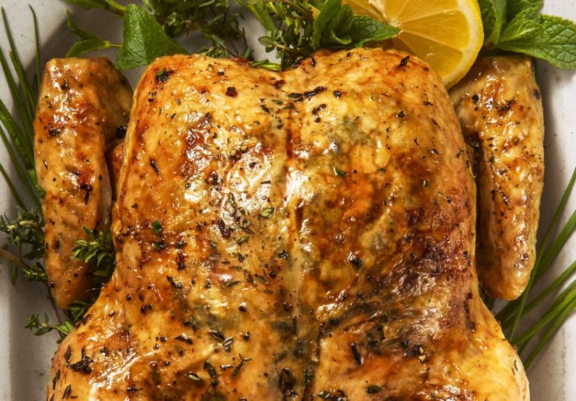 Best Lemony Herb Roast Chicken Recipe - How to Make Lemony Herb Roast Chicken