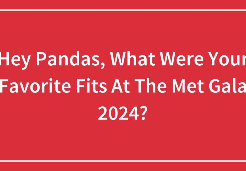 Hey Pandas, What Were Your Favorite Fits At The Met Gala 2024?