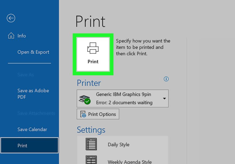 How to Print Email from Microsoft Outlook: 7 Simple Methods