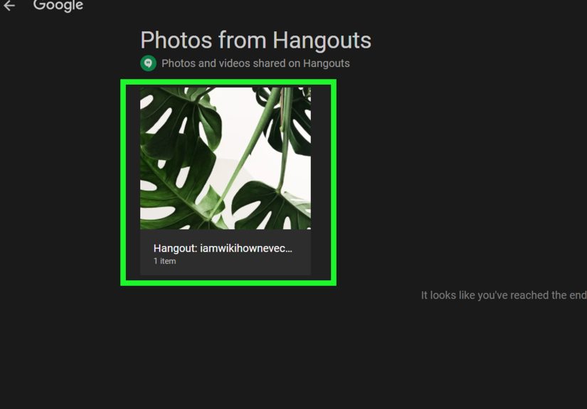 How to View Photos from Google Hangouts