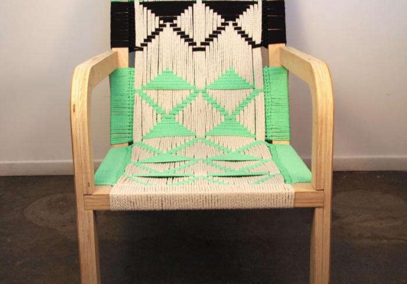 Macramé Palapa Lounge Chair