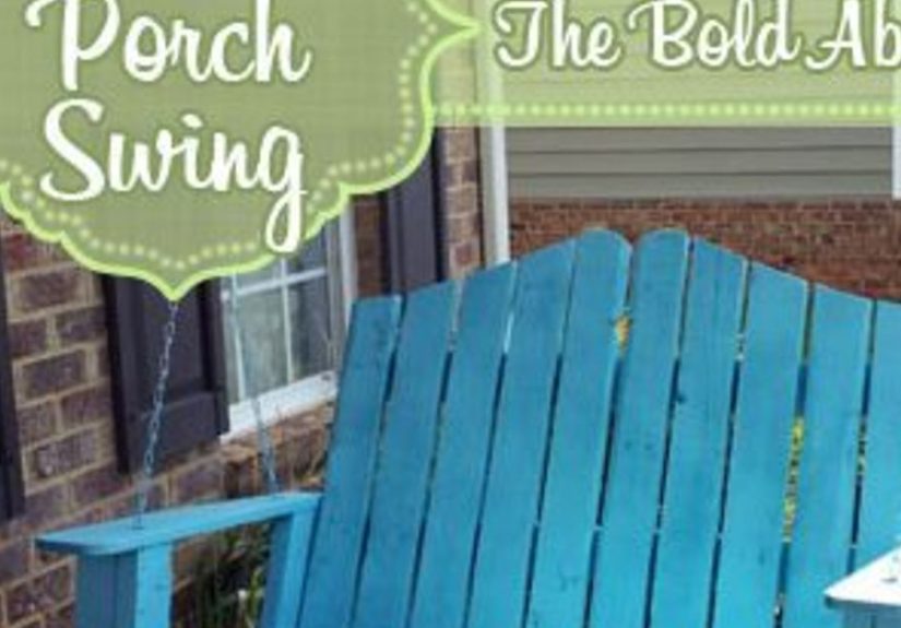 Nantucket Inspired Porch Swing made from Reclaimed Pallets