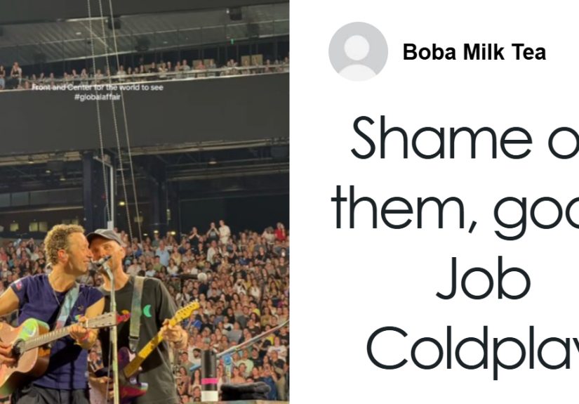New Photos Expose Behavior Of Viral Coldplay Couple Before Chris Martin Caught Them Red-Handed