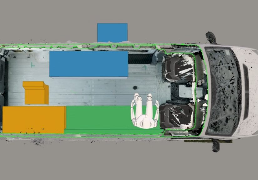 Off-Grid Van Build Uses 3D Scanning For Smarter Planning