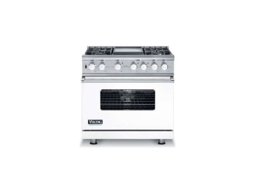 Viking Professional Custom Series VGCC5366BWH 36 in. Pro-Style Gas Range
